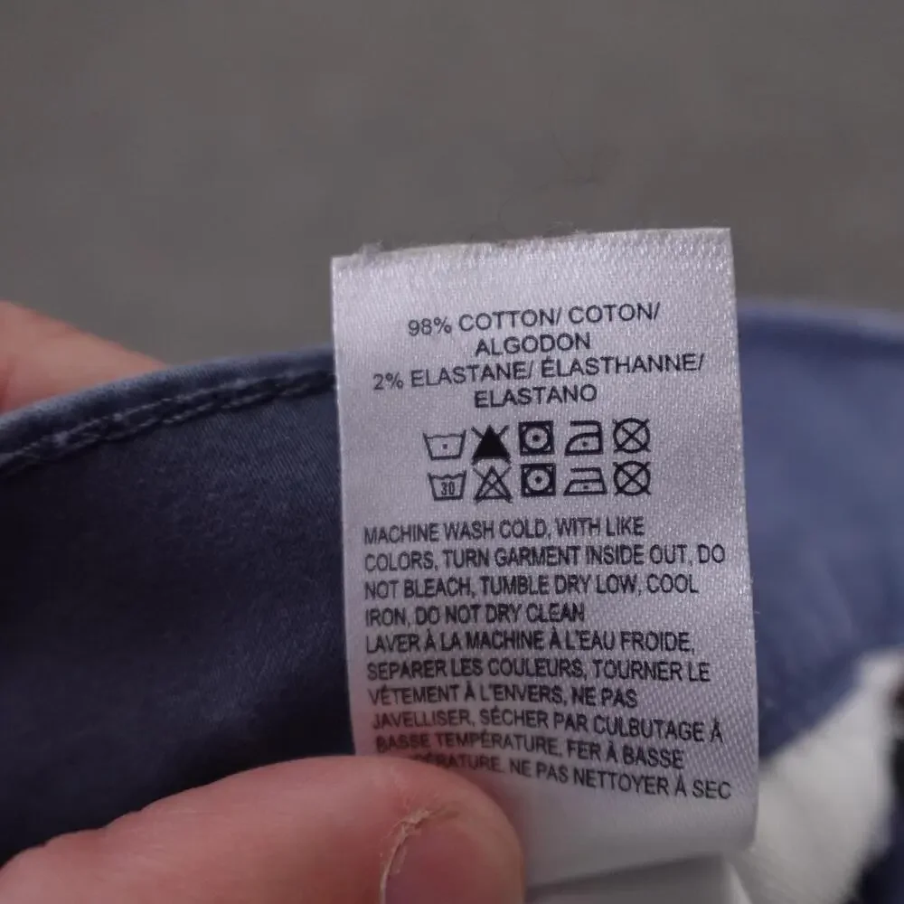 Lucky Brand 121 Slim Straight Jeans Mens 32x32 Blue Medium Wash Stretch Denim